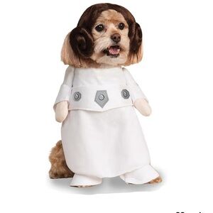 Dog Princess Leia Costume - White Star Wars Dress
